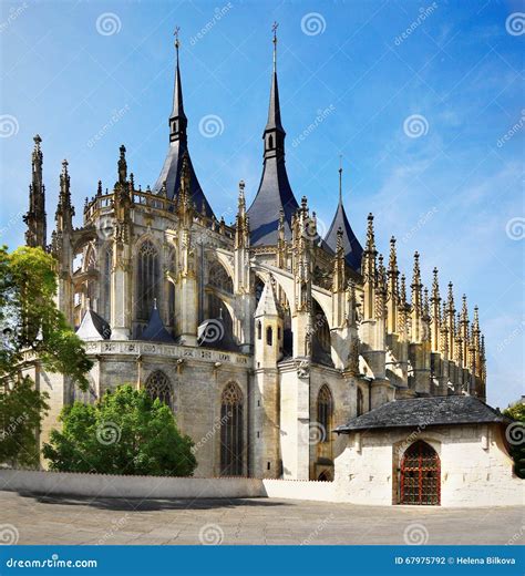 Cathedral, Kutna Hora, Czech Republic Editorial Photography - Image of ...