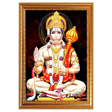 SANVIK CREATIONS Hanuman Ji Photo Frame Collection - Small and Large ...