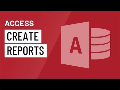 Creating Reports in Access Video Lecture - SSC CGL Tier 2 - Study ...