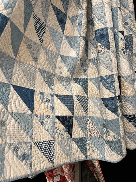 Blue And White Quilt