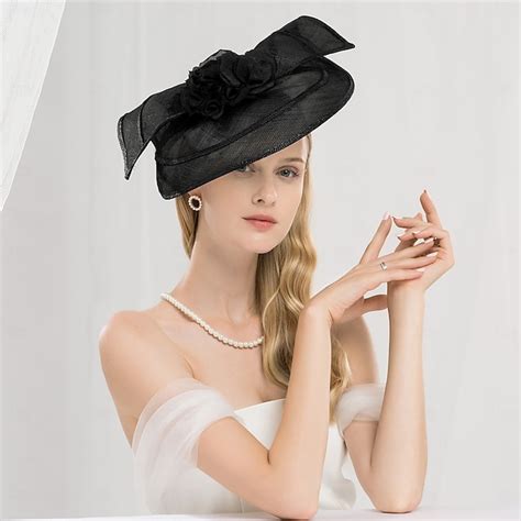 Hats Sinamay Sun Hat Sinamay Hat Casual Tea Party Elegant Wedding With ...