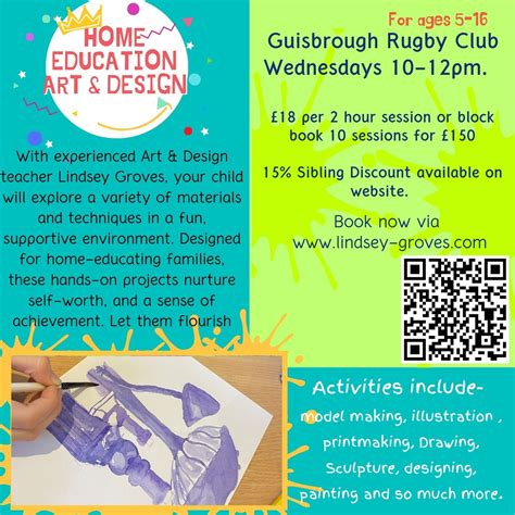 Home Education Art and Design, Rugby Club, Belmangate, Guisborough TS14 ...