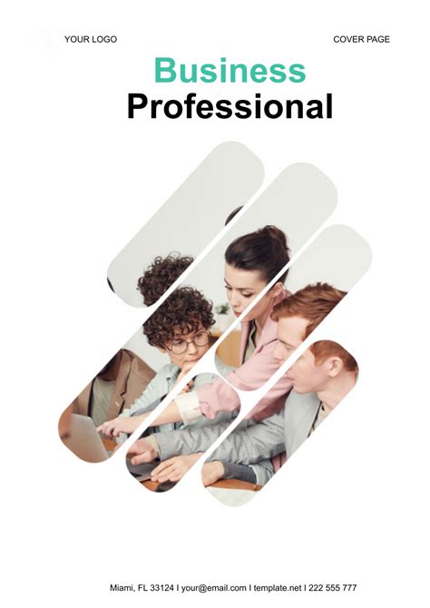 Professional Business Cover Page 的图像结果