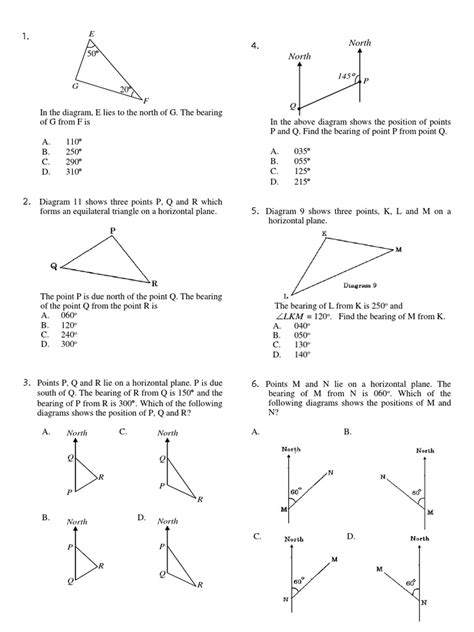Image result for Core Mathematics Distance Bearing Problem