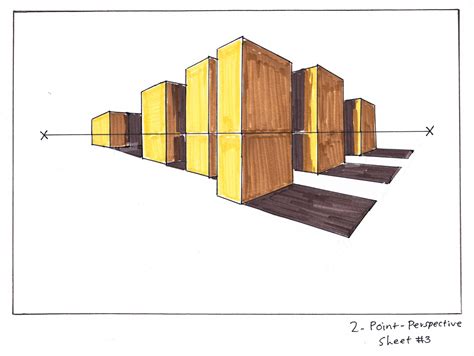 Image result for Two-Point Perspective Box Drawing