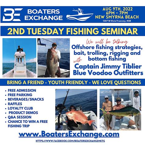 Second Tuesday Fishing Seminar Boaters Exchange - Captain Jimmy Tiblier ...