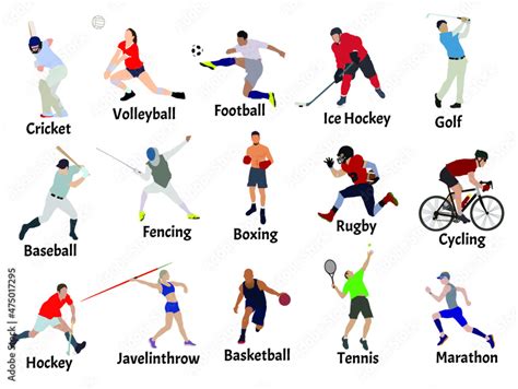 Types of Sports 的图像结果