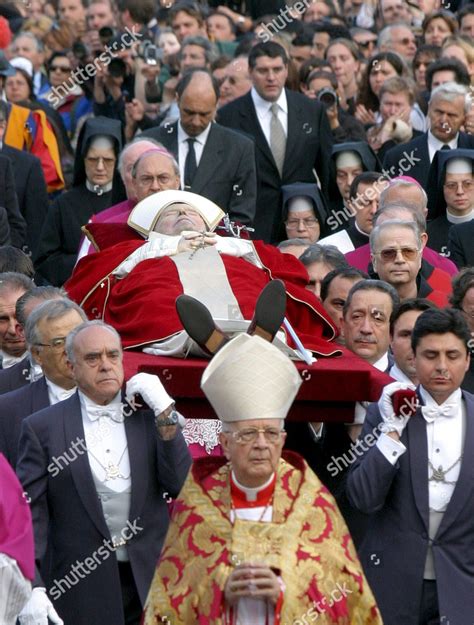Body Late Pope John Paul Ii Editorial Stock Photo - Stock Image ...