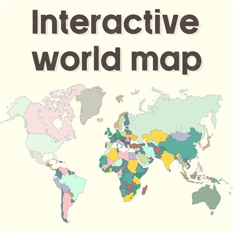 Interactive World Map Vector 的图像结果