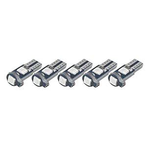 X AUTOHAUX 5 Pcs Green T5 3030 3SMD Canbus Car Internal Dashboard ...