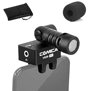 USB Type-C Smartphone Microphone, Comica CVM-VS09 Video Recording Mic ...