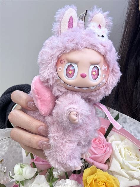 Purple Taro Cake Labubu – Artist Custom Plush Toy | Handmade from ...