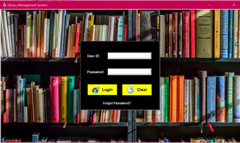 Library Management Python Source Code Project Class 12th 的图像结果