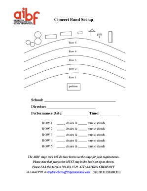 Image result for Concert Band Seating Chart