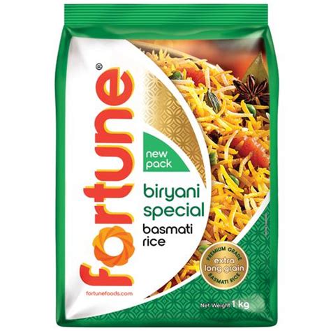 Fortune Basmati Rice/Basmati - Biryani Special, 1 kg Pouch – Fetch N Buy