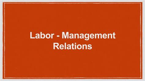 Labor and Management Tutorial 的图像结果