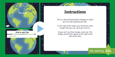 Globe PowerPoint Template| Geography Lessons|Twinkl Resource