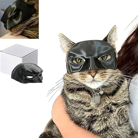 Bat Cat Batcat Mask, Black Bat Cat Batcat Mask, 2024 New Cat Bat ...