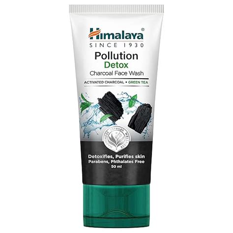 Himalaya Pollution Detox Charcoal Face Wash | 50ml : Amazon.in: Beauty