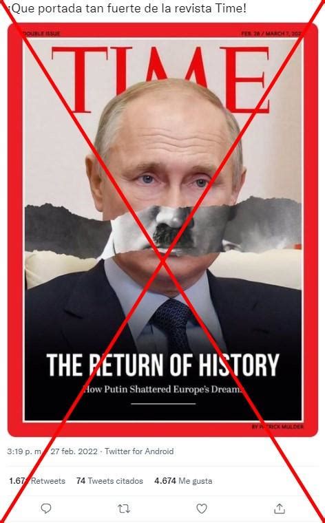 La revista Time no publicó una portada en la que aparece el presidente ...