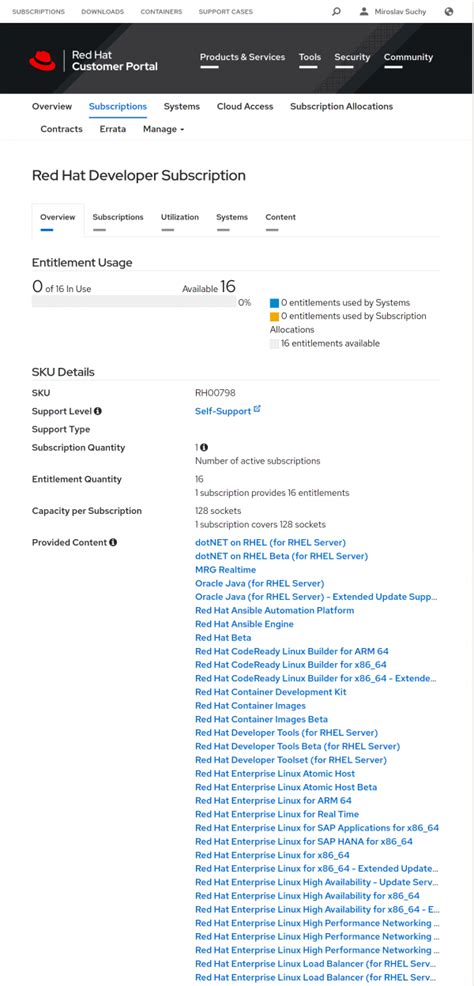 Free Red Hat Enterprise Linux subscription | Red Hat Developer