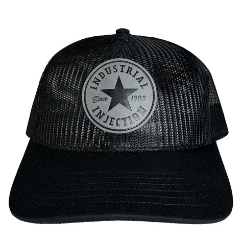 II ALL STAR Full Mesh Snap Back Hat - Gray/Black | Industrial Injection