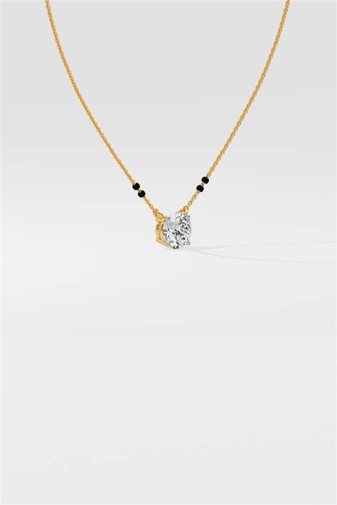 1 ct Solitaire Mangalsutra – House of Quadri