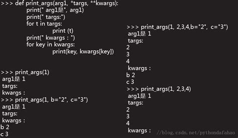 Python Argument 的图像结果
