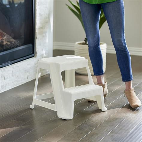 GraciousLiving Gracious Living 2-Step Stool, Portable Plastic India | Ubuy