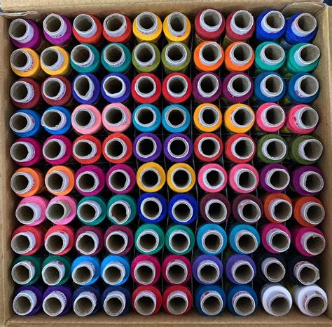 Rangeela Sweing Polyester Thread Box (100% Spun Polyester Sweing Thread ...
