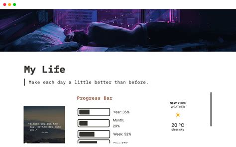 Image result for Notion Daily Routine Template