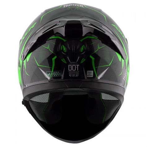 AXOR APEX HUNTER GLOSS BLACK GREEN – Arihant Helmets