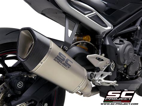 SC Project SC1-R Full Exhaust System 3-1 for Triumph Street Triple RS ...