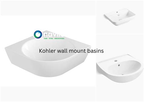 Kohler Wall Mount Basins | Space-Saving Basins at Navilu