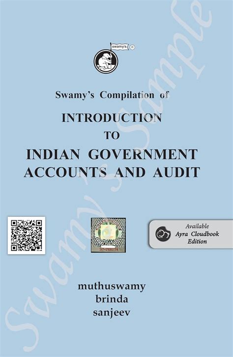 Buy Swamy’s Introduction to Indian Government Accounts and Audit Book ...