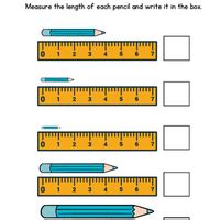 Visual Worksheet: Measurement - Mental Maths - Class 1 PDF Download