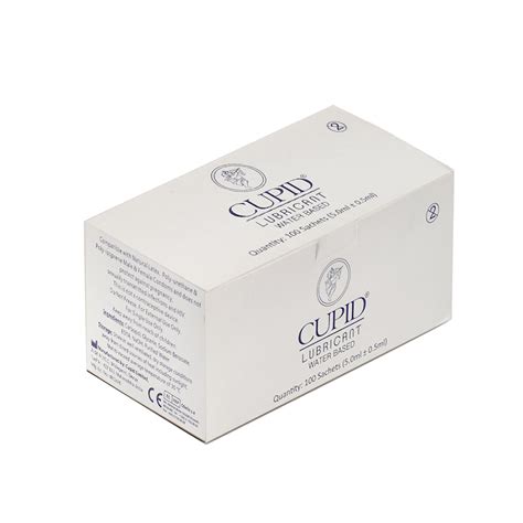 CUPID Water Based Lubricant Jelly 5 ml sachets Lubricant (150 ml ...