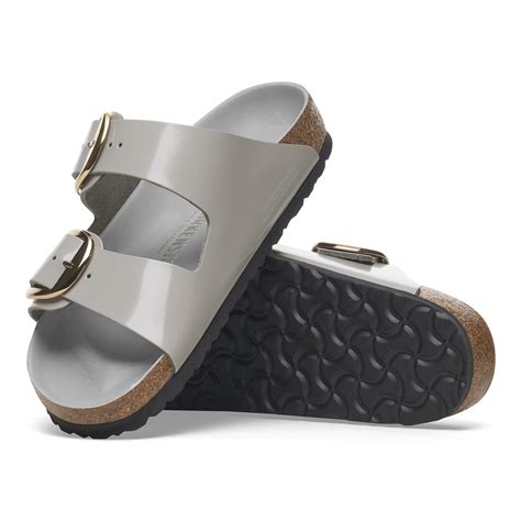 Arizona Big Buckle Naturlæder Patent High-Shine Stone Coin | BIRKENSTOCK