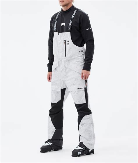 Montec Fawk Ski Pants Men White Tiedye | Montecwear.com
