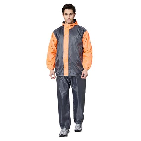 THE CLOWNFISH Raincoats for Men Waterproof Reversible for Bike Double ...