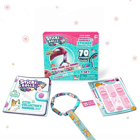 Sticki Rolls Sticki Bands The Original Wearable Shareable Sticker ...
