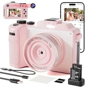 Buy 4K Digital Camera for Photography 64MP Autofocus Vlogging WiFi ...