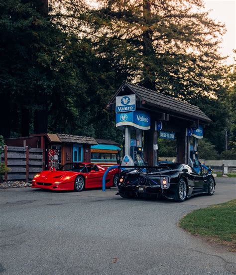 Ferrari F50 x Zonda. Source: insta 📸@kenozache in 2025 | Exotic sports cars, Car goals, Car pictures