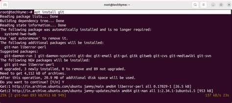 How To Install Git on Ubuntu Linux - Tech Hyme