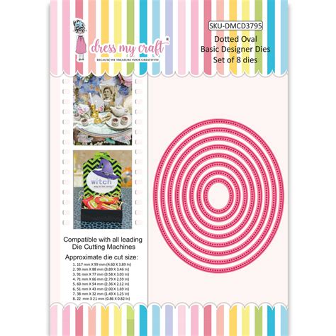 Dotted Oval - Basic Designer Die – CRAFTERS CORNER