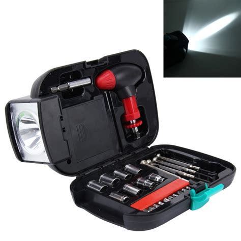 24 PCS Portable Flashlight Tool Box Set – Portable Auto, Home ...