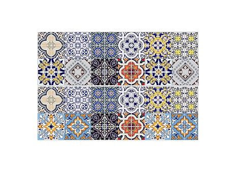 ELTON Morrocon Spanish Tile Decals for Table Wall Stairs Bathroom ...