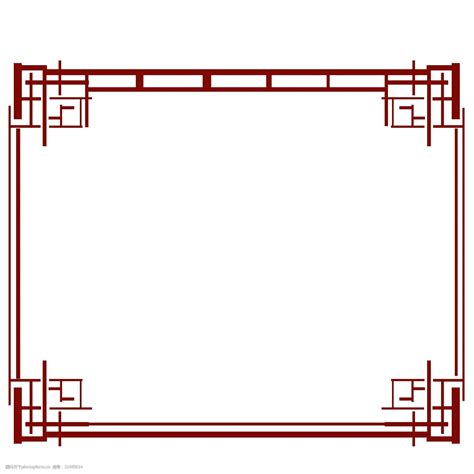 传统中国风边框插画图片-图行天下素材网