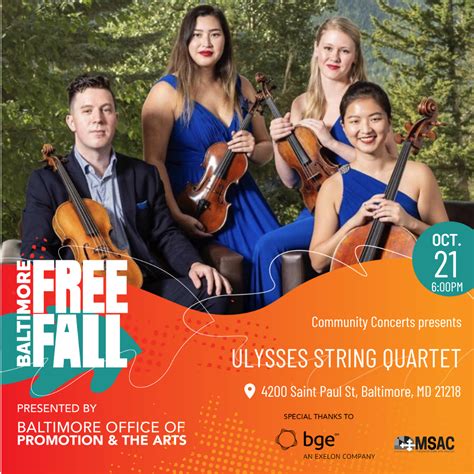Ulysses String Quartet | Free Fall Baltimore