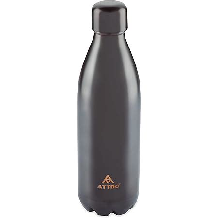 Attro Aarogyam Aura Vintage Matte Finish Copper Water Bottle,1000 ml ...